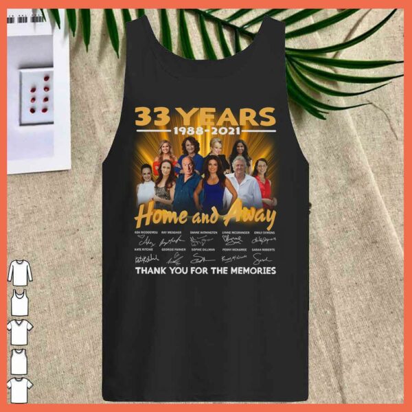 Home and Away 33 Years 1998 2021 Signature Shirt