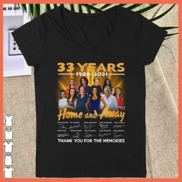 Home and Away 33 Years 1998 2021 Signature Shirt