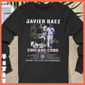 Javier Baez 2015 2021 Signature Thank You For The Memories Shirt, Chicago Cubs shirt
