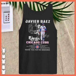 Javier Baez 2015 2021 Signature Thank You For The Memories Shirt, Chicago Cubs shirt 4