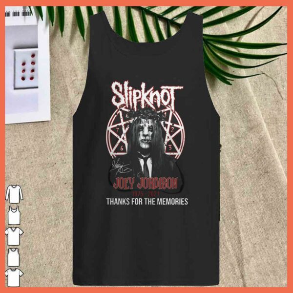 Joey Jordison of Slipknot signature 1975 2021 thank you for the memories Shirt