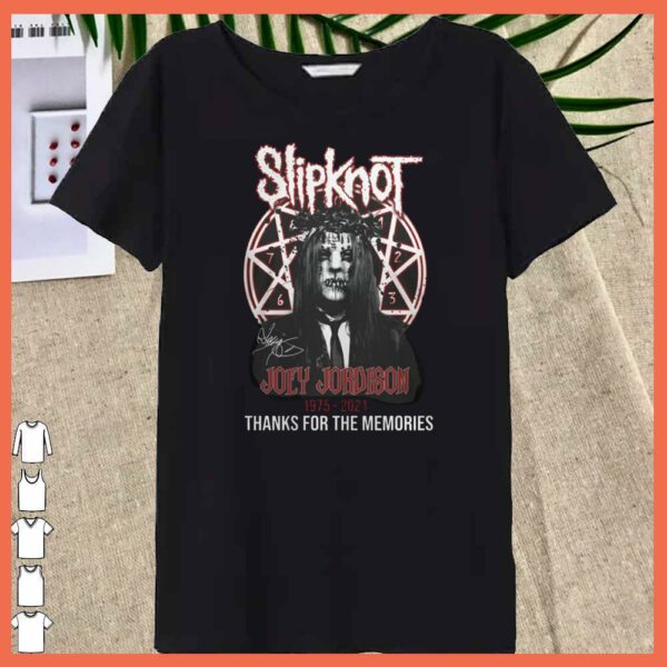 Joey Jordison of Slipknot signature 1975 2021 thank you for the memories Shirt