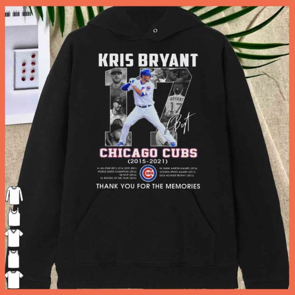 Kris Bryant 2015 2021 Signature Thank You For The Memories Shirt, Chicago Cubs Shirt