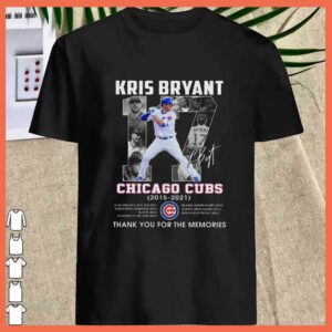 Kris Bryant 2015 2021 Signature Thank You For The Memories Shirt, Chicago Cubs Shirt 3
