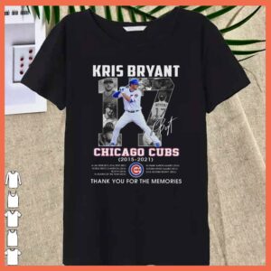 Kris Bryant 2015 2021 Signature Thank You For The Memories Shirt, Chicago Cubs Shirt 6
