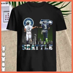 Seattle Toro Hernandez Russell Wilson signatures shirt 1
