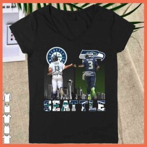 Seattle Toro Hernandez Russell Wilson signatures shirt 3