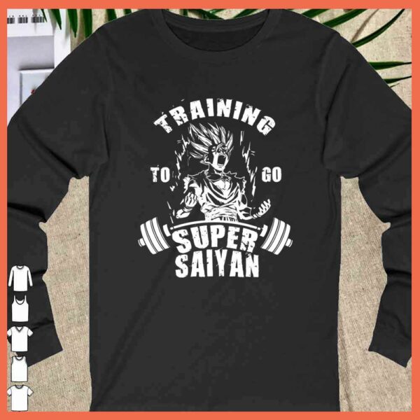 Son Goku Training to go super saiyan Shirt