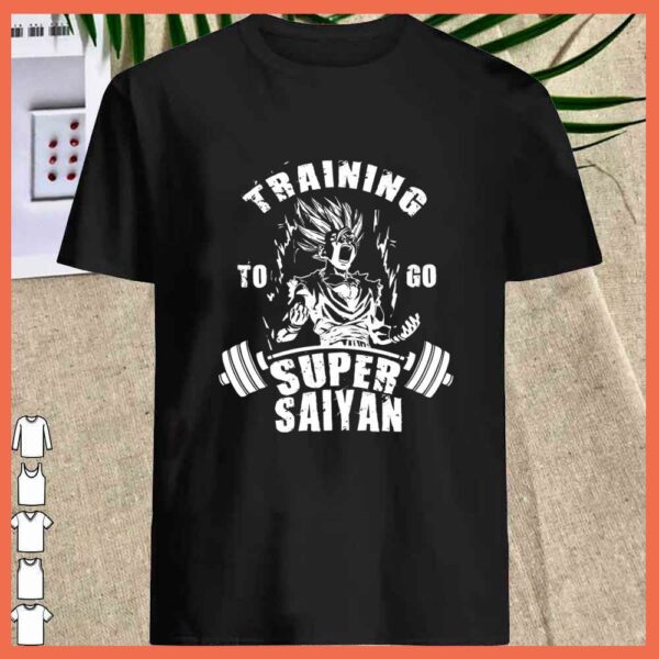 Son Goku Training to go super saiyan Shirt
