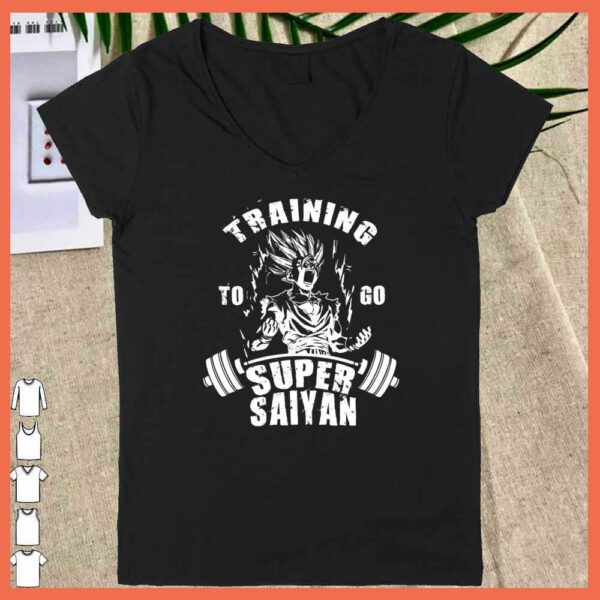 Son Goku Training to go super saiyan Shirt