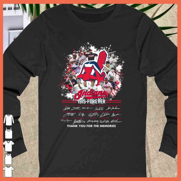 The Cleveland Indians shirt, Cleveland Indians 1915 Forever Thank You For The Memories Shirt