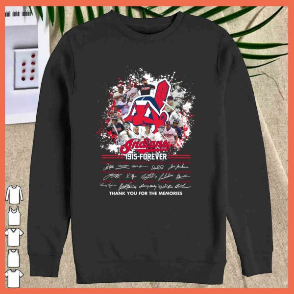 The Cleveland Indians shirt, Cleveland Indians 1915 Forever Thank You For The Memories Shirt