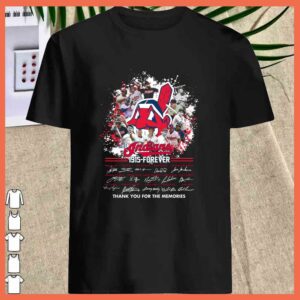 The Cleveland Indians shirt, Cleveland Indians 1915 Forever Thank You For The Memories Shirt 3
