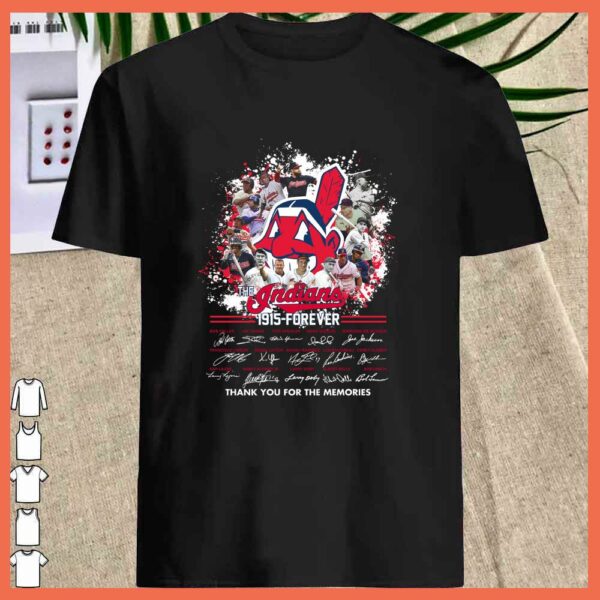 The Cleveland Indians shirt, Cleveland Indians 1915 Forever Thank You For The Memories Shirt