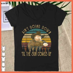 Vintage Garth Brooks Ain't Going Down Til The Sun Comes Up Vintage Shirt 2