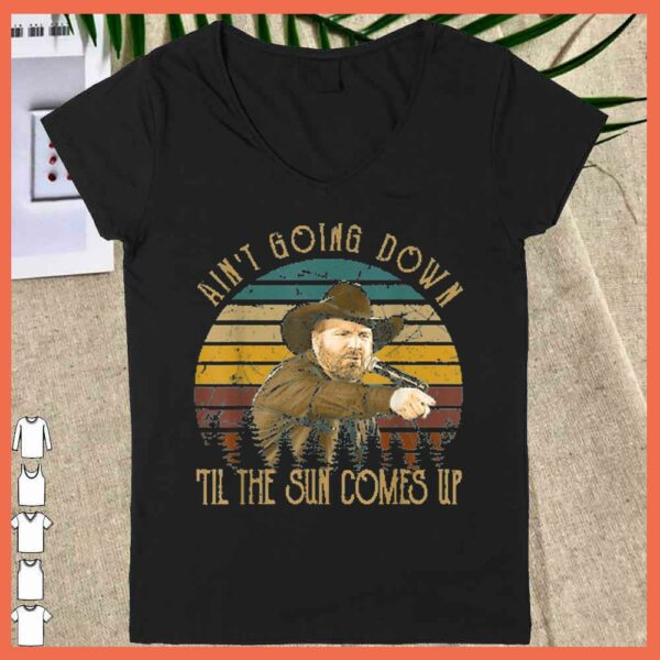 Vintage Garth Brooks Ain't Going Down Til The Sun Comes Up Vintage Shirt