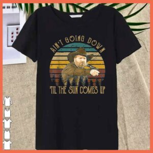 Vintage Garth Brooks Ain't Going Down Til The Sun Comes Up Vintage Shirt 3