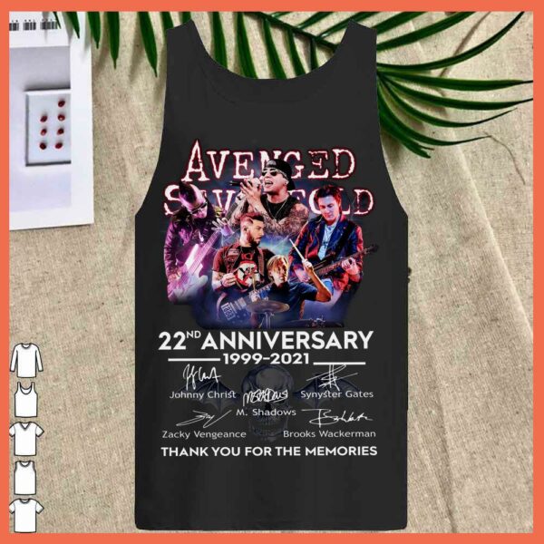 Zacky Vendeance Shirt, Avenged Sevenfold Signature 22nd Anniversary 1999 2021 Shirt