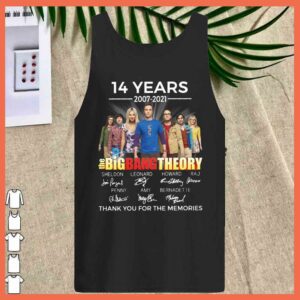 premium The Big Bang Theory 14 Years 2007 2021 thank you for the memories shirt 2