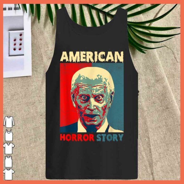 Best Biden Horror American Zombie Story Halloween Retro Vintage Shirt