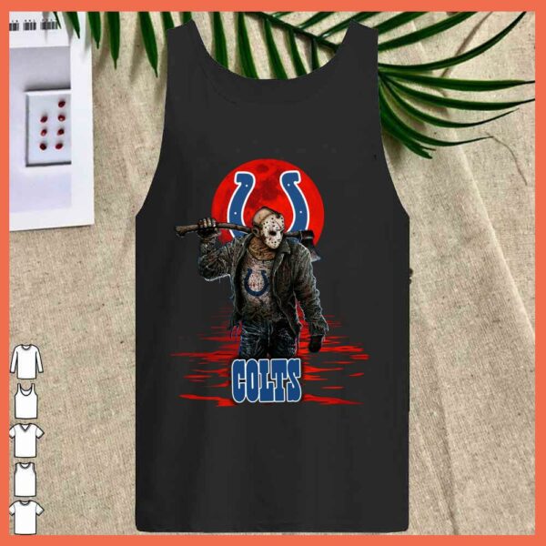 Best COLTS Mashup Jason Voorhees Horror Movies Shirt, Jason Voorhees COLTS Shirt