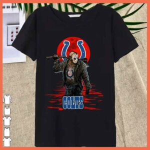 Best COLTS Mashup Jason Voorhees Horror Movies Shirt, Jason Voorhees COLTS Shirt 3