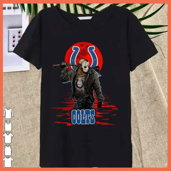 Best COLTS Mashup Jason Voorhees Horror Movies Shirt, Jason Voorhees COLTS Shirt
