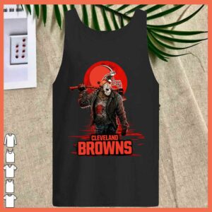 Best Cleveland Browns Mashup Jason Voorhees Horror Movies Shirt, Jason Voorhees Cleveland Browns Shirt 2