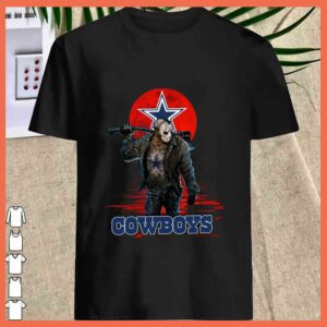 Best Dallas Cowboys Mashup Jason Voorhees Horror Movies Shirt, Jason Voorhees Dallas Cowboys Shirt