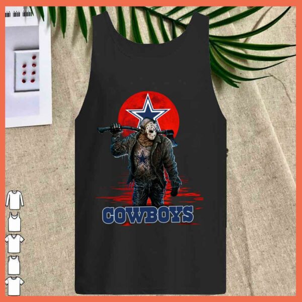 Best Dallas Cowboys Mashup Jason Voorhees Horror Movies Shirt, Jason Voorhees Dallas Cowboys Shirt
