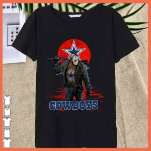 Best Dallas Cowboys Mashup Jason Voorhees Horror Movies Shirt, Jason Voorhees Dallas Cowboys Shirt 3