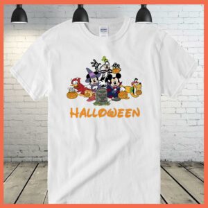 Best Disney Halloween Mickey Mouse Donal Duck and Goofy Trick or Treat shirt 2