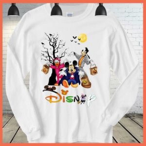 Best Disney Halloween Mickey Mouse Donal Duck and Goofy tree shirt