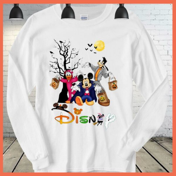 Best Disney Halloween Mickey Mouse Donal Duck and Goofy tree shirt