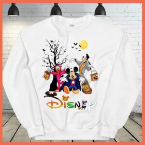 Best Disney Halloween Mickey Mouse Donal Duck and Goofy tree shirt