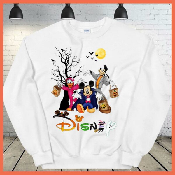 Best Disney Halloween Mickey Mouse Donal Duck and Goofy tree shirt