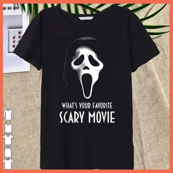 Best Ghostface What's Your Favorite Scary Movie Halloween Shirt