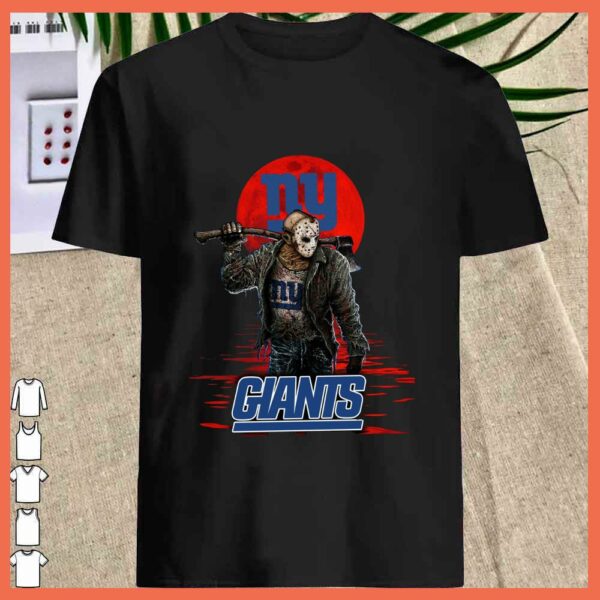Best Giants Browns Mashup Jason Voorhees Horror Movies Shirt, Jason Voorhees Giants Shirt