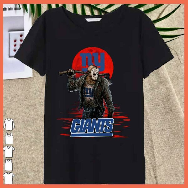 Best Giants Browns Mashup Jason Voorhees Horror Movies Shirt, Jason Voorhees Giants Shirt
