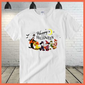 Best Halloween Mickey Mouse Minnie Mouse Donal Duck and Goofy shirt 2