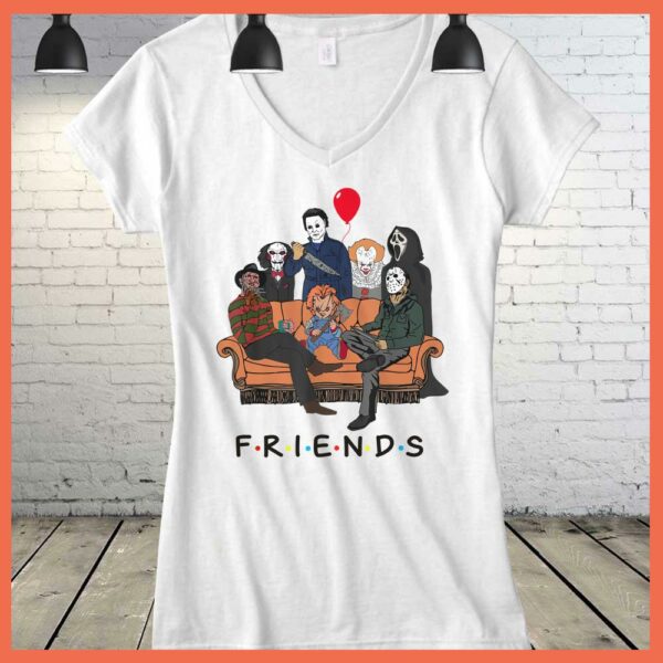 Best Horror Characters Friends Squad Converging Scary Halloween