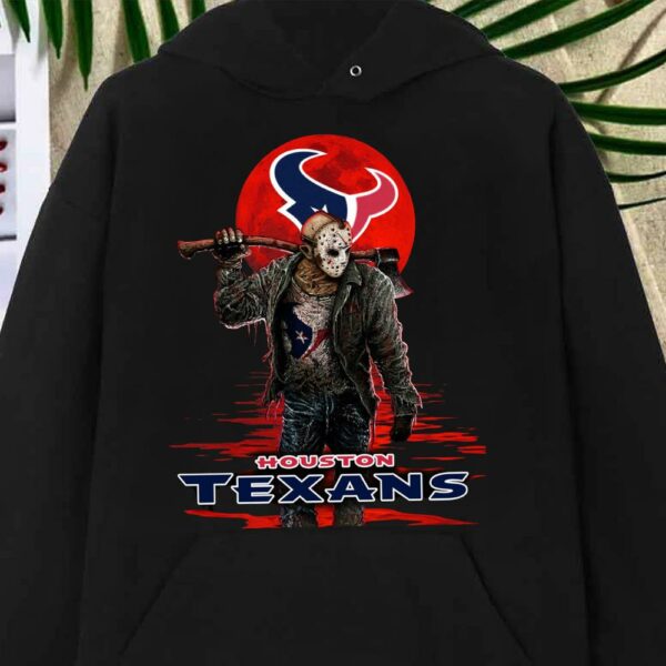 Best Houston Texans Mashup Jason Voorhees Horror Movies Shirt, Jason Voorhees Horror Houston Texans Shirt