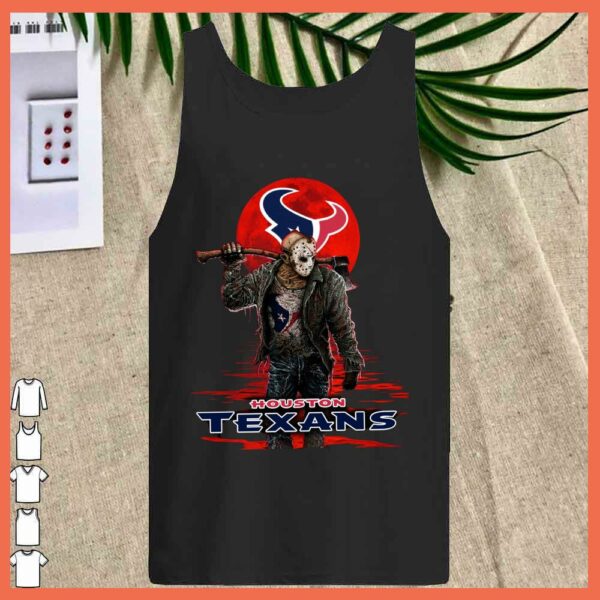 Best Houston Texans Mashup Jason Voorhees Horror Movies Shirt, Jason Voorhees Horror Houston Texans Shirt