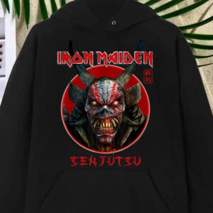Best Iron Maiden Senjutsu Eddie Face Circle Shirt