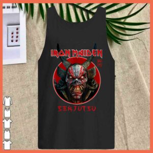 Best Iron Maiden Senjutsu Eddie Face Circle Shirt 4