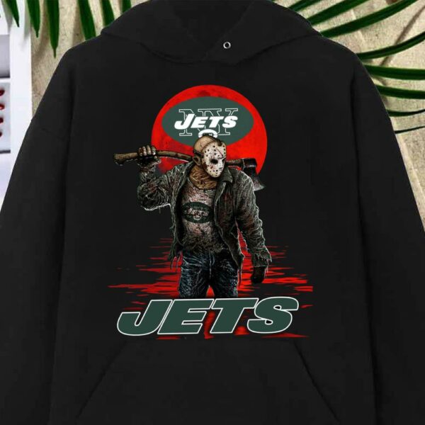 Best JETS Mashup Jason Voorhees Horror Movies Shirt, Jason Horror Jets basketball Shirt
