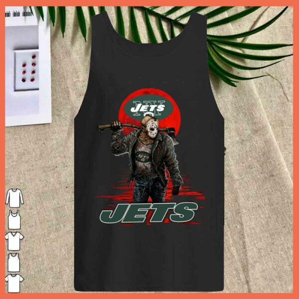 Best JETS Mashup Jason Voorhees Horror Movies Shirt, Jason Horror Jets basketball Shirt