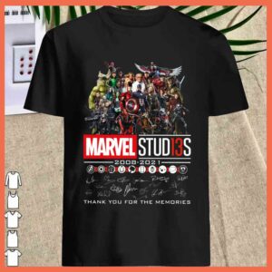 Best Marvel Studio 13S 200802021 Signature Shirt, Marvel Studio Thank You For The Memories Shirt 1