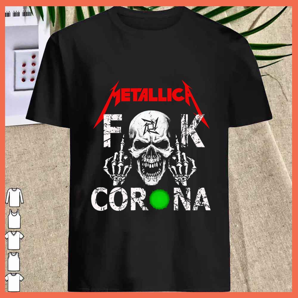 Best Metallica Skull Fuck Corona Shirt Best Metallica Skull Fuck Corona Shirt 2 - Best Metallica Skull Fuck Corona Shirt