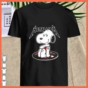 Best Metallica Snoopy Tatoo the hand Shirt 1